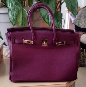 35 cm Magenta Purple Tote Handbag